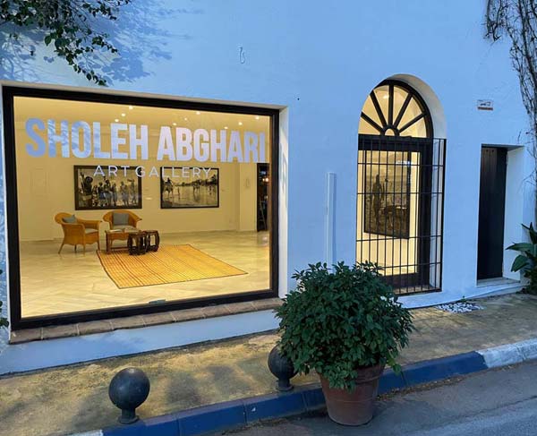 Sholeh Abghari gallery is pleased to announce its new venture with a new space at the Marbella Club Hotel
