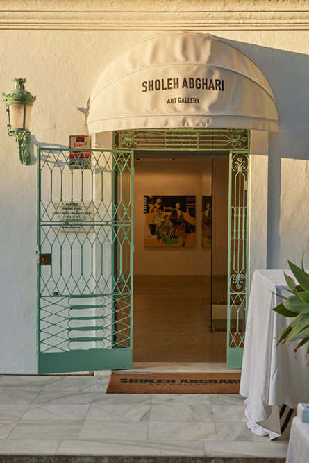 sholeh Abghari Art Gallery Marbella Emmanuelle Rybojad & Charoula Nicolaidou Event October 2021