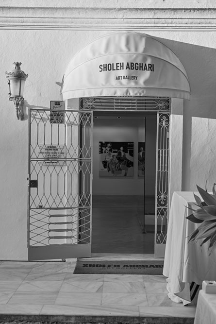 sholeh Abghari Art Gallery Marbella Emmanuelle Rybojad & Charoula Nicolaidou Event October 2021