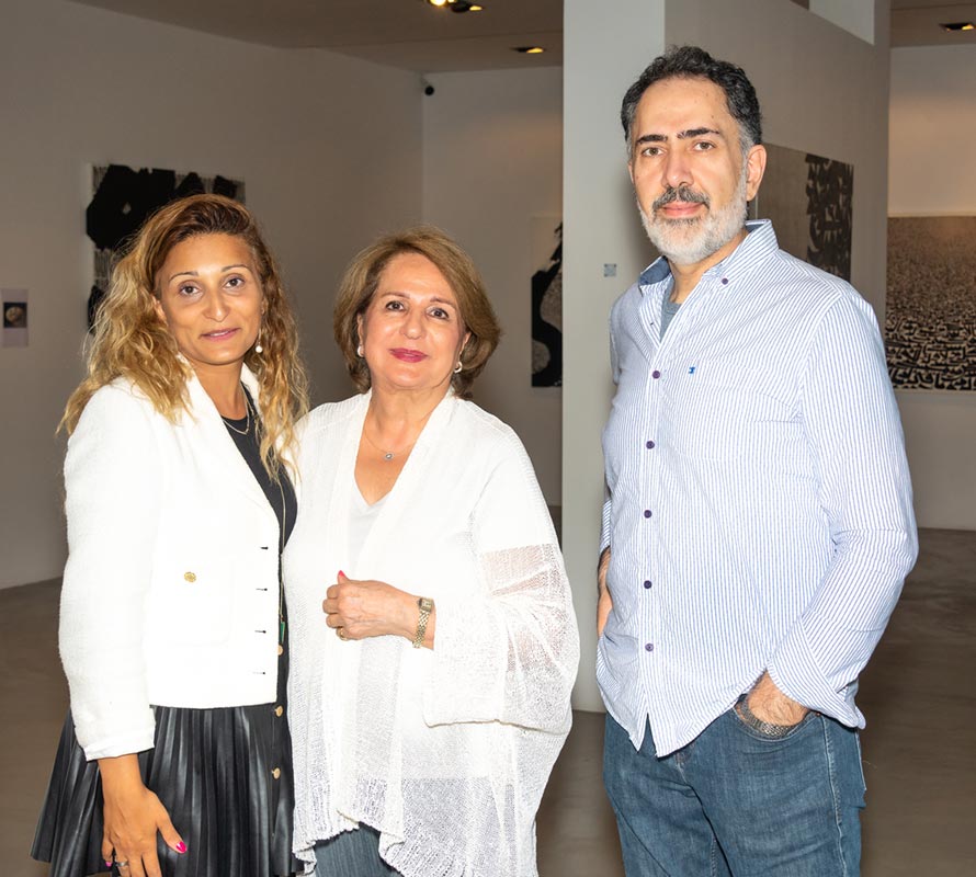 Azra Aghighi Exhibition opening at Sholeh Abghari art gallery marbella may 2022