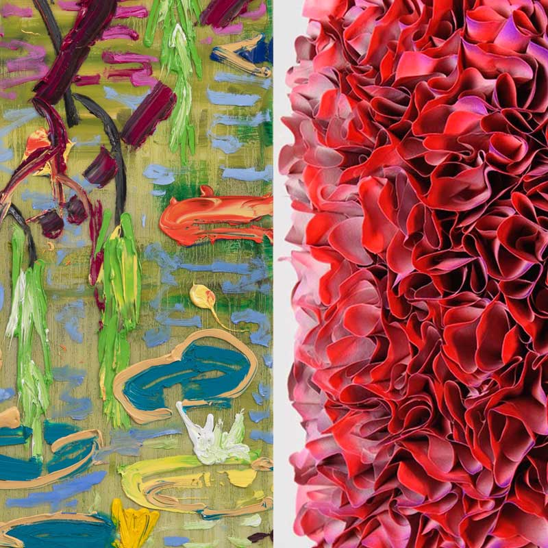 Sholeh Abghari art gallery marbella Waterlilies and Tulips Marbella art gallery
